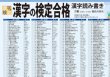 画像2: PROCEEDX漢字の検定合格３級対策 漢字読み書き　A2サイズ　学習ポスター日本製1206 (2)