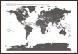 PROCEEDX美しい世界地図　ホワイト学習ポスターミニマルマップ　丸筒送付　A1ビッグサイズ日本製1268