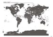 画像2: PROCEEDX美しい日本+世界地図セット ホワイト2学習ポスターミニマルマップA2、A1ビッグサイズ日本製 4つ折り送付 影付き1277 (2)