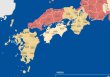 画像2: PROCEEDX美しい日本地図 パステルカラーブルー3 学習ポスターミニマルマップ A2サイズ日本製 影付き丸筒送付1322 (2)