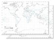 画像1: PROCEEDX美しい世界地図 書き込み自由 ホワイト学習ポスターミニマルマップA1ビッグサイズ 2枚セット 8つ折り送付日本製 影付き1363 [ポスター] (1)