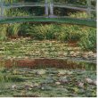 画像5: proceedx名画 絵画ポスター2033ジヴェルニーの日本の橋と睡蓮の池/モネ額フレーム付　送料無料　アートインテリア　カフェ　店舗　オフィ (5)