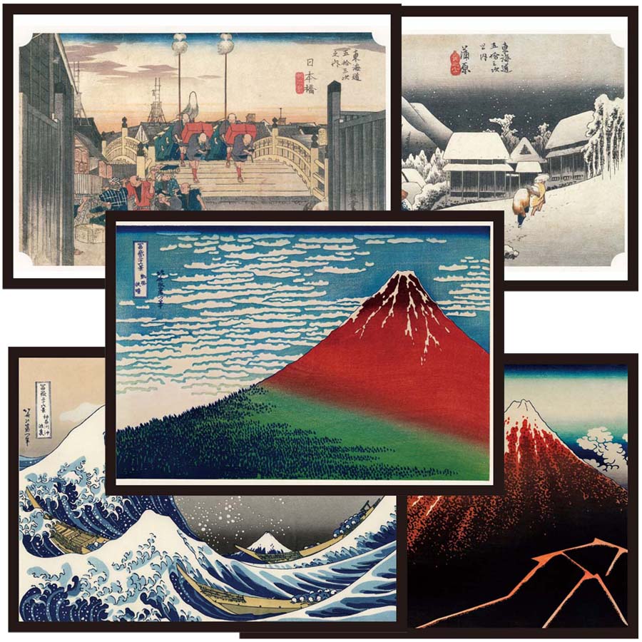 歌川広重　絵画（ポスター？）　52枚セット