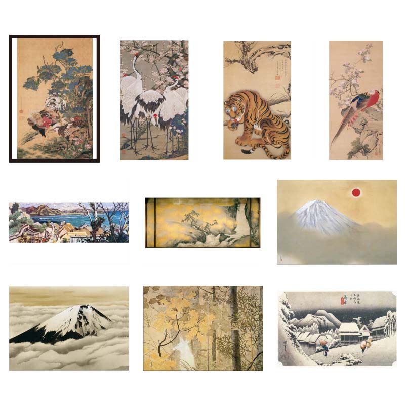 日本名画、絵画30枚セット 14